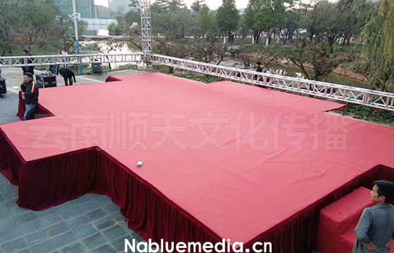 大理活动舞台搭建公司临时搭建一个活动舞台需要多少钱?(图1) 大理活动舞台搭建公司